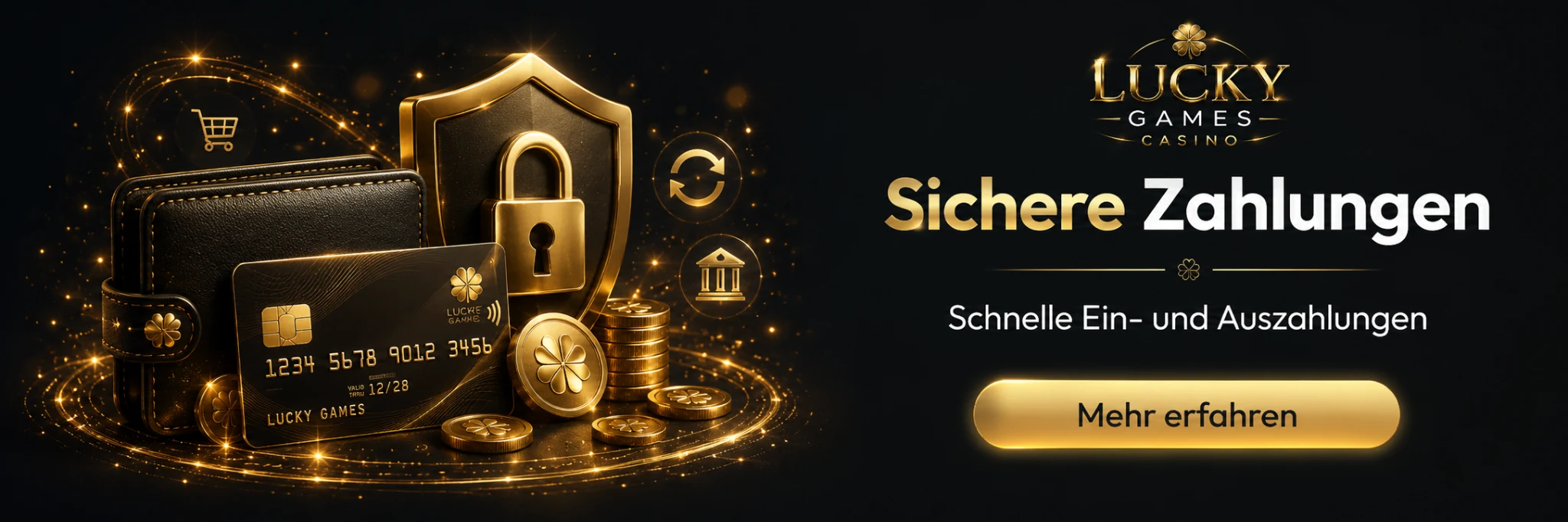 Lucky Games Casino sichere Zahlungen in EUR